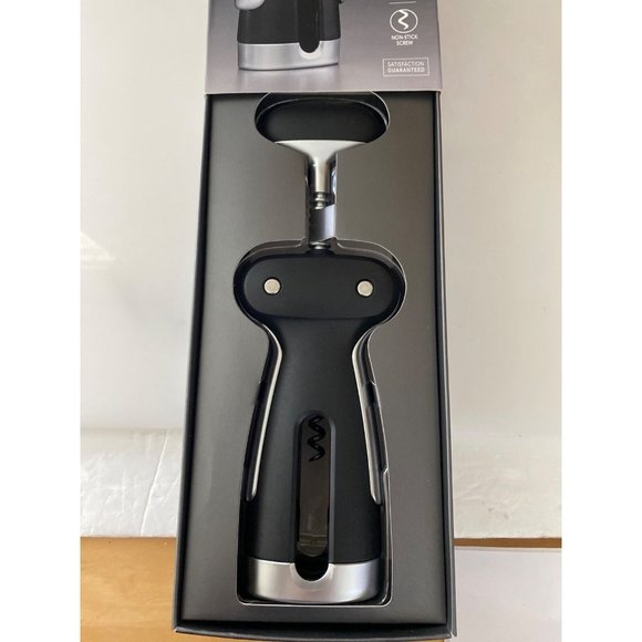 OXO Steel Winged Corkscrew w Removable Foil Cutter From Bed Bath and Beyond NIB - Picture 9 of 11